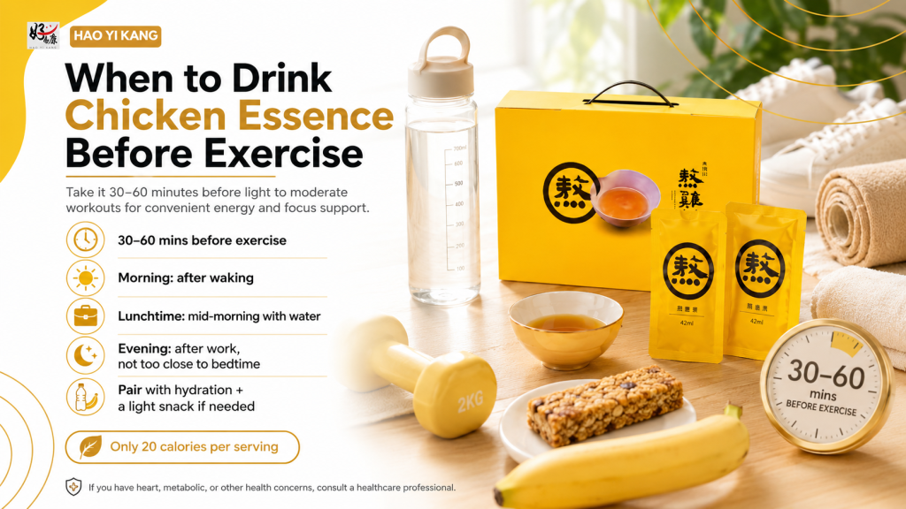 When to drink chicken essence